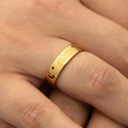 Starlit Palestine Ring