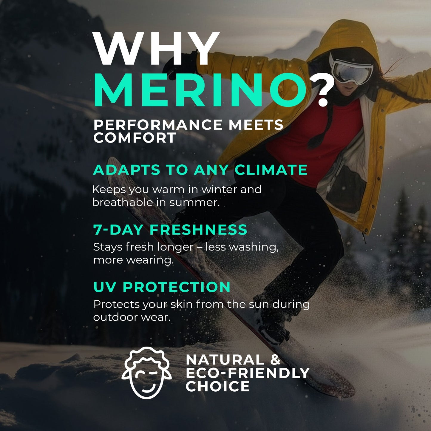 100% Merino Lightweight Base Layer Set Royal Cherry