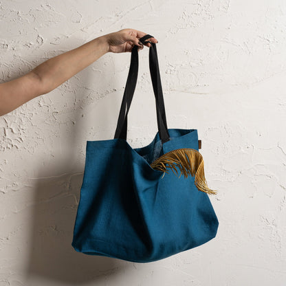 Linen Large Shopping Bag