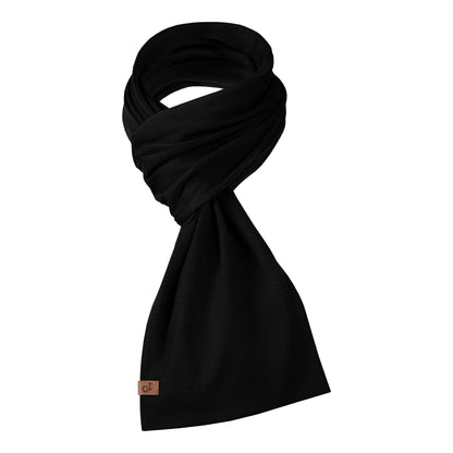Women's Merino Scarf Black