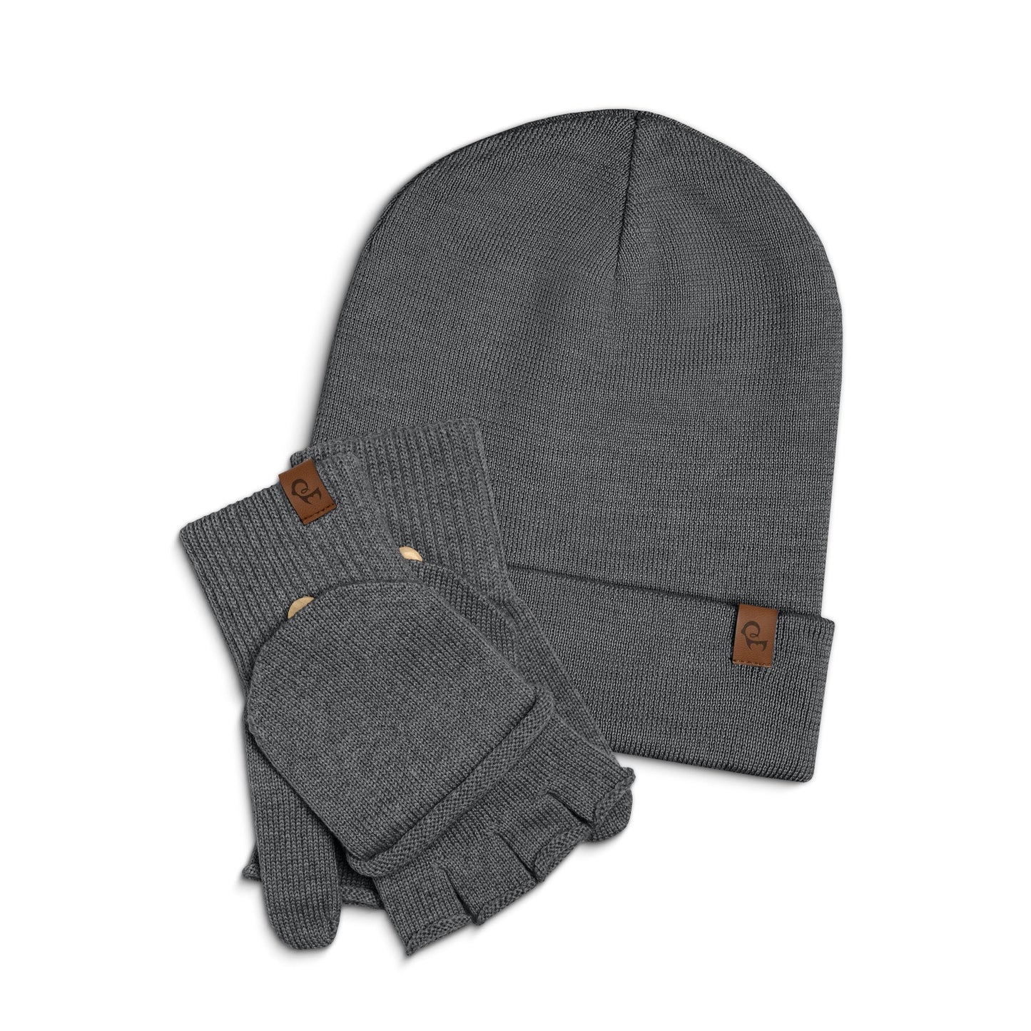 Women's Merino Convertible Gloves & Beanie 2-Piece