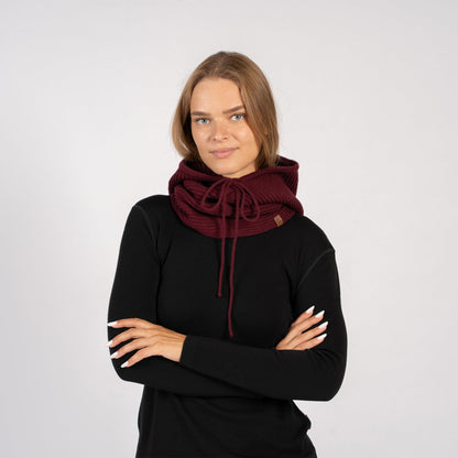 Women's Knit Merino Hood Balaclava