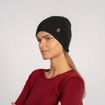 Women's Knit Merino Liner Beanie Hat