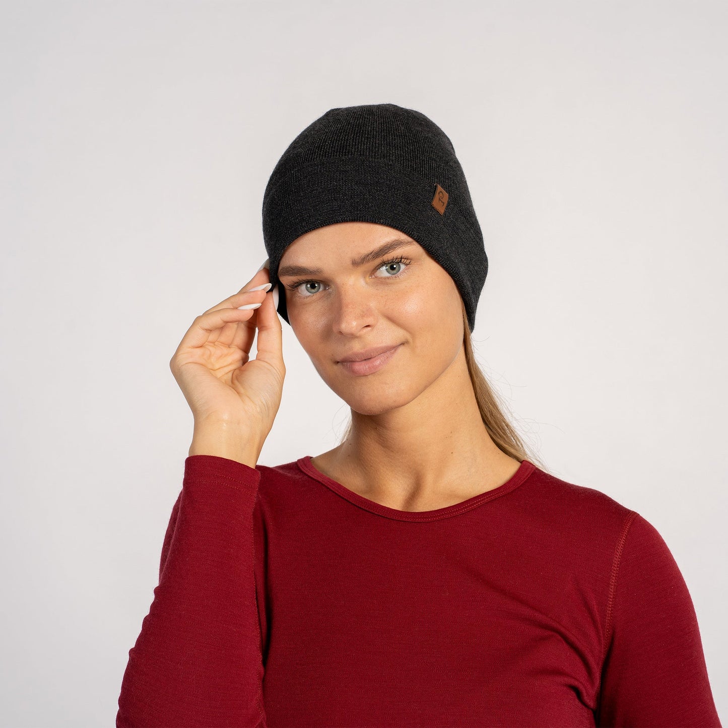 Women's Knit Merino Liner Beanie Hat