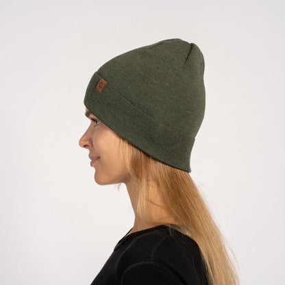 Women's Knit Merino Liner Beanie Hat