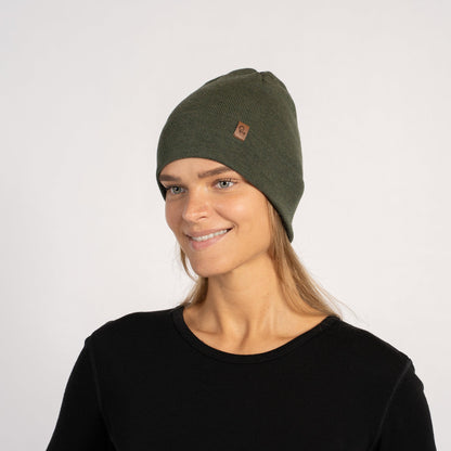 Women's Knit Merino Liner Beanie Hat