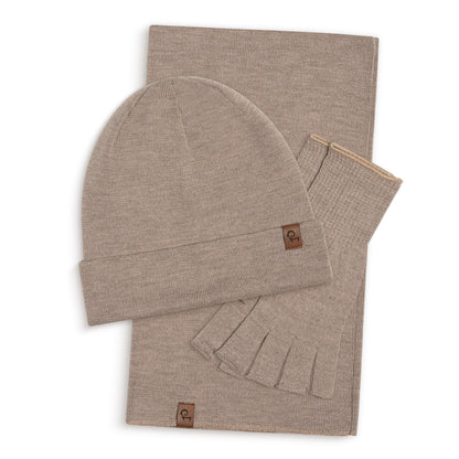 Women's Liner Gaiter, Beanie & Gloves 3-Piece