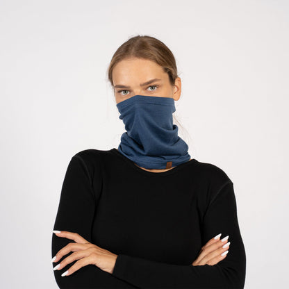 Women's Merino Wool Long Neck Gaiter
