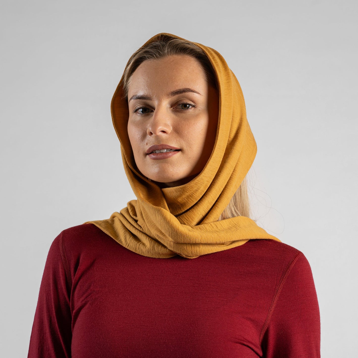 Women's 100% Merino Scarf Yellow