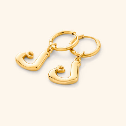 Arabic Bubble Letter Earrings