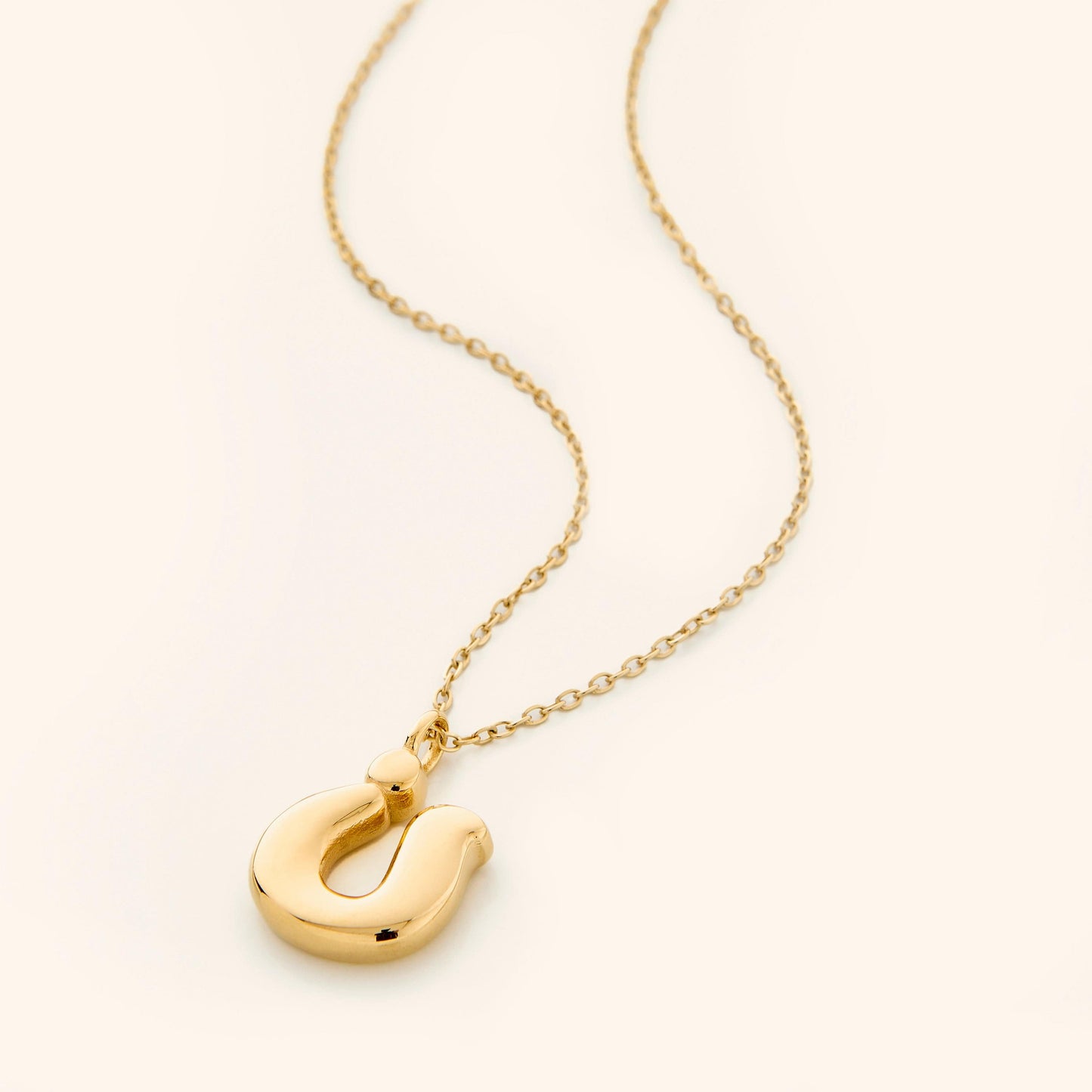 Arabic Bubble Letter Necklace