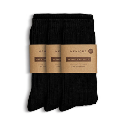 Women's Merino Thick Rib Socks 3-Pack