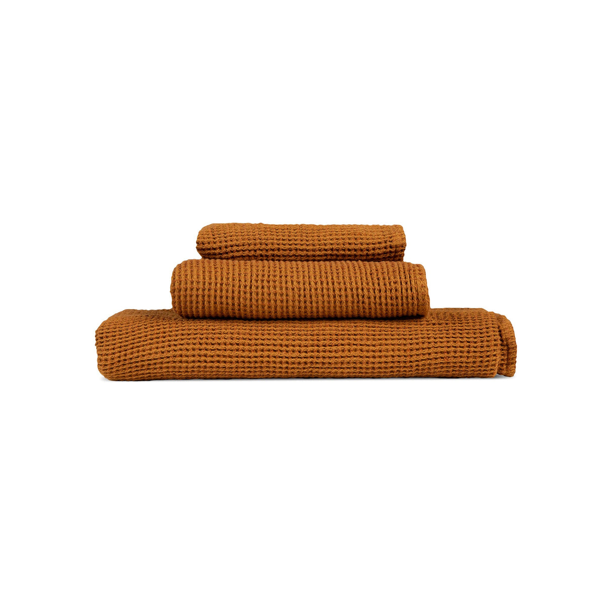 Waffle Bath Towel 3-Set