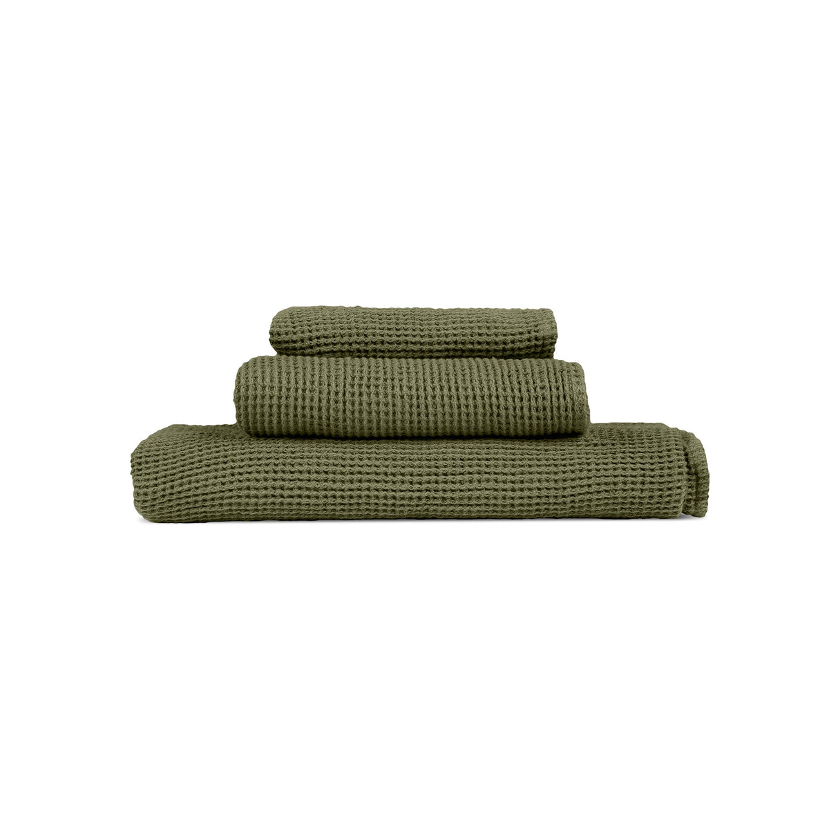 Waffle Bath Towel 3-Set