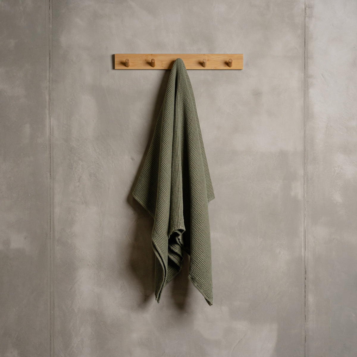 Waffle Bath Towel 3-Set
