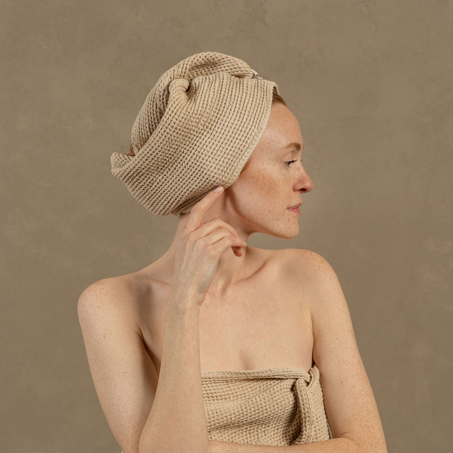 Waffle Hair Towel