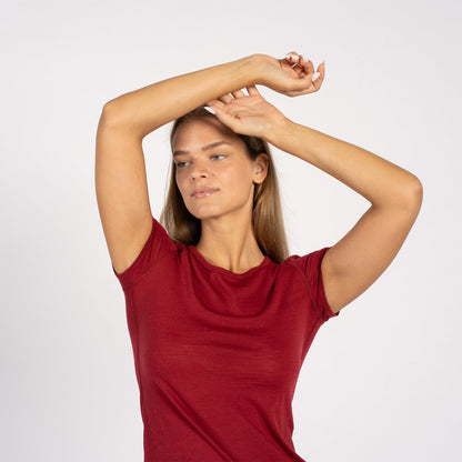 Women's 160 Merino T-Shirt Royal Cherry