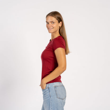 Women's 160 Merino T-Shirt Royal Cherry