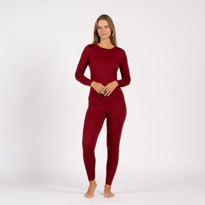 Women's 160 Merino Pants Royal Cherry