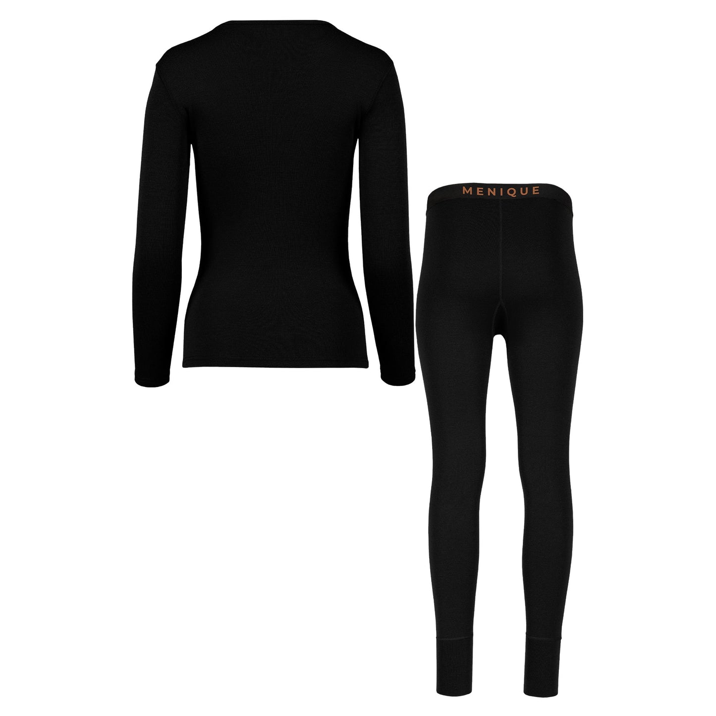 Women's 250 Long Sleeve & Bottoms 2-Piece Black