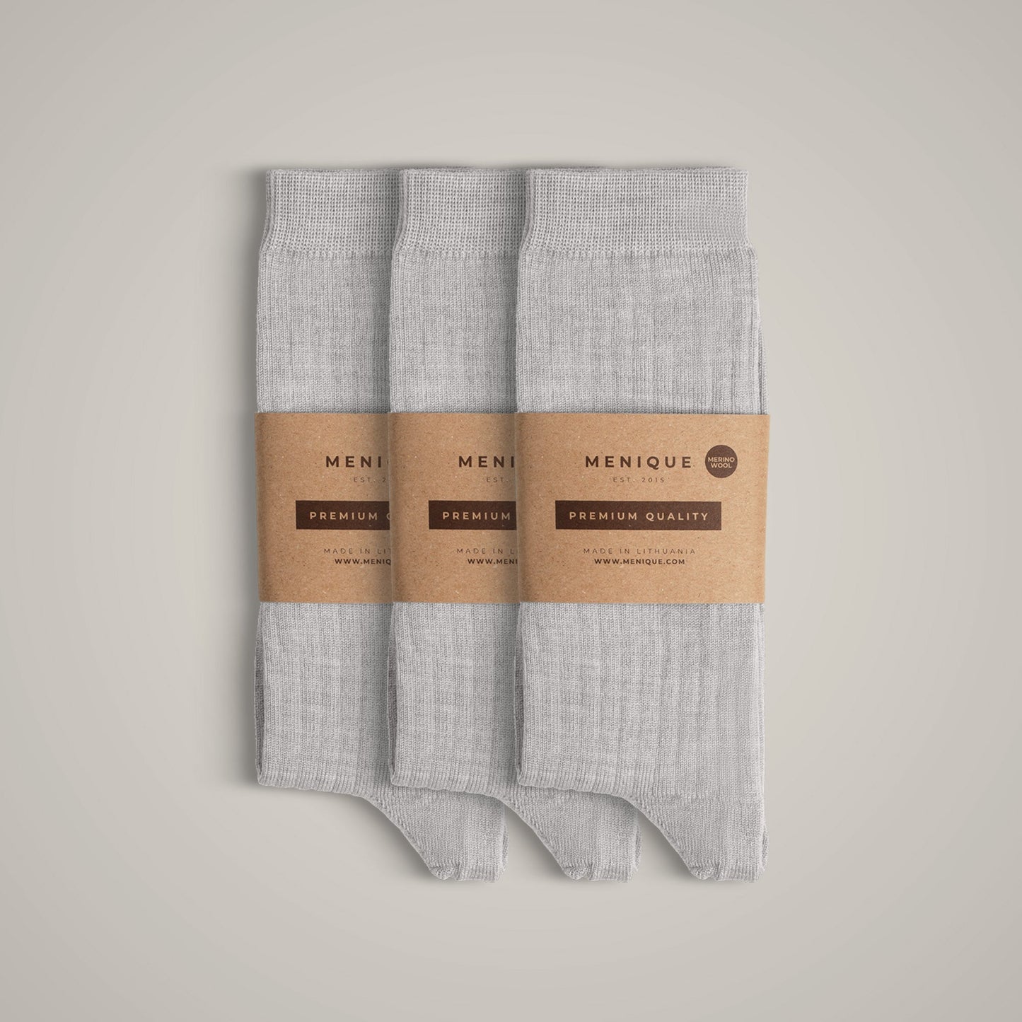 Women’s Merino Rib Socks 3-Pack