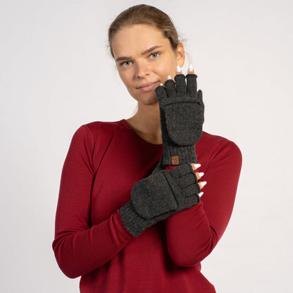 Women's Knit Merino Convertible Mittens
