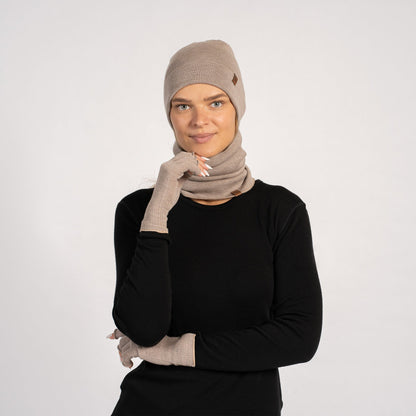 Women's Liner Gaiter, Beanie & Gloves 3-Piece