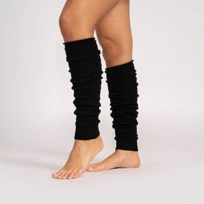 Women's Ribbed Knit Slouchy Leg Warmers