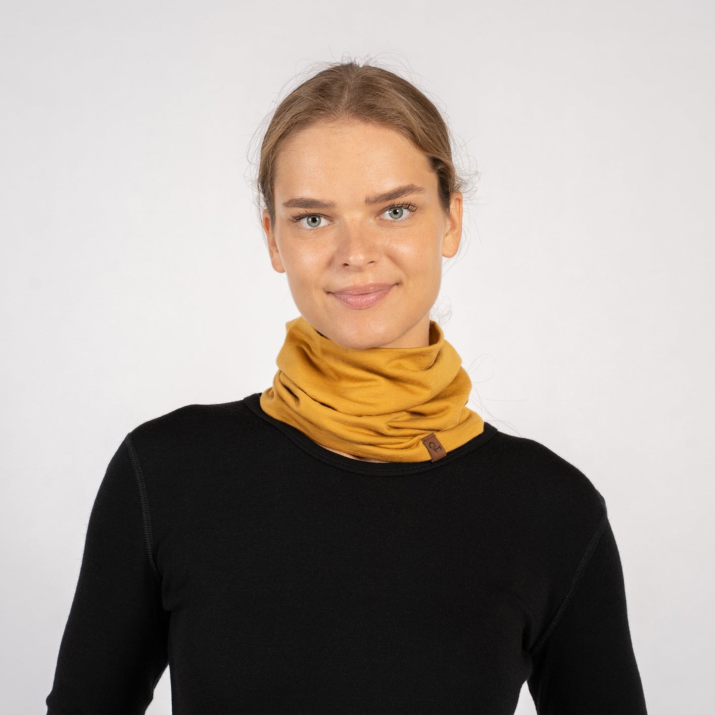 Women's Merino Summer Neck Gaiter Yellow