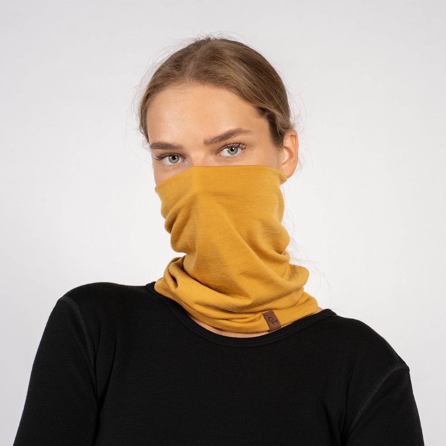 Women's Merino Summer Neck Gaiter Yellow