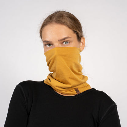 Women's Merino Summer Neck Gaiter Yellow