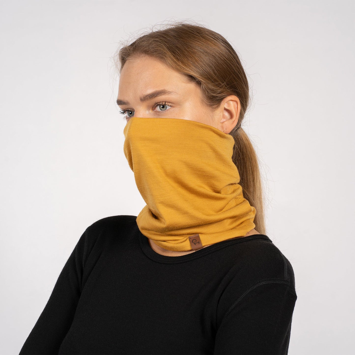 Women's Merino Summer Neck Gaiter Yellow