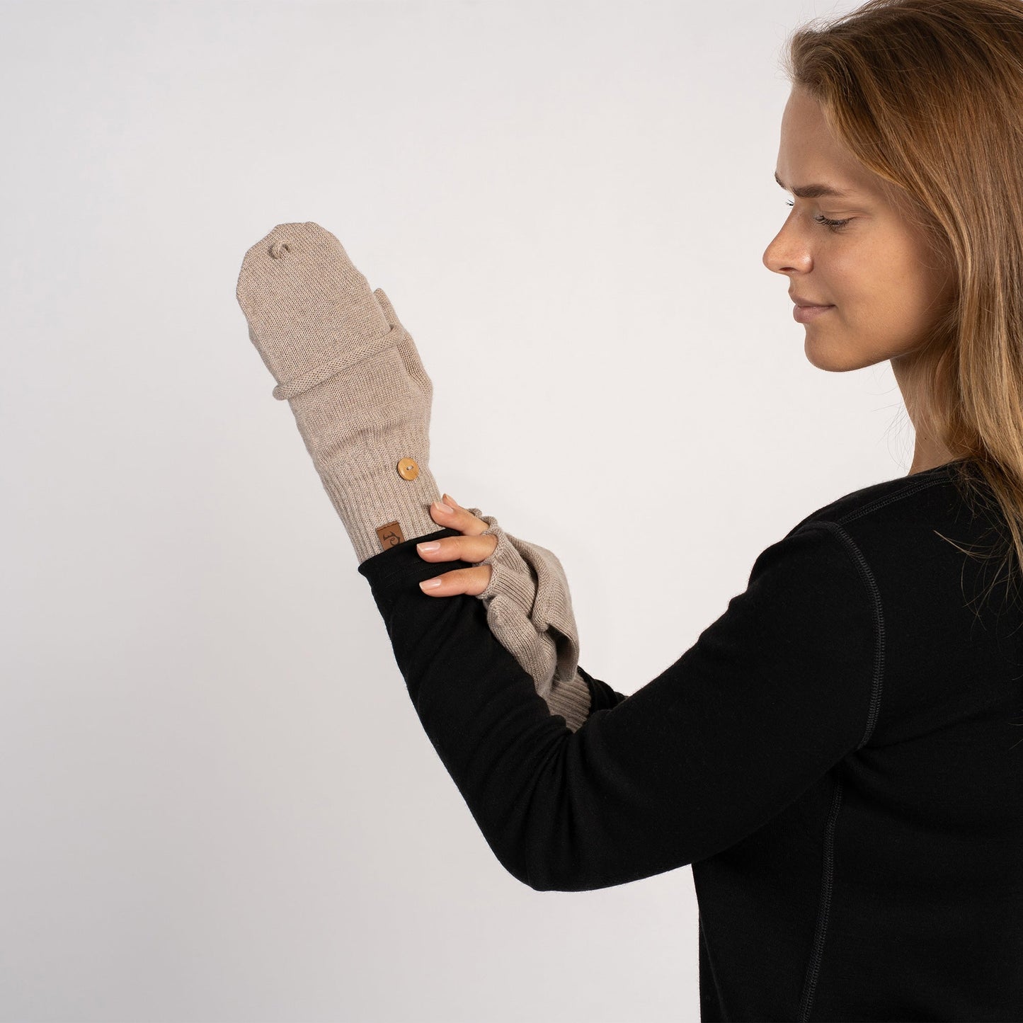 Extra Fine Merino Convertible Gloves