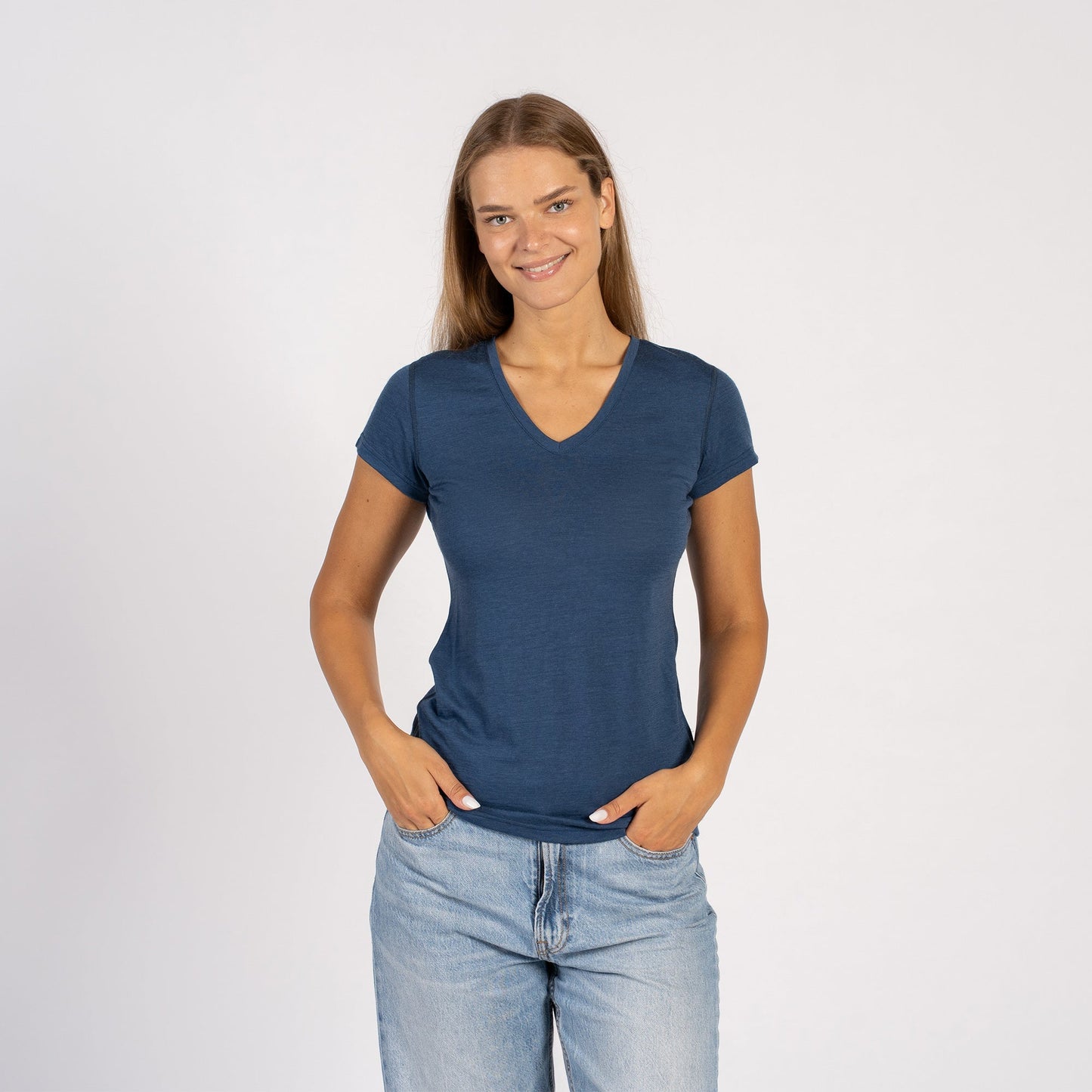 Women's Slim Fit V-Neck Tee