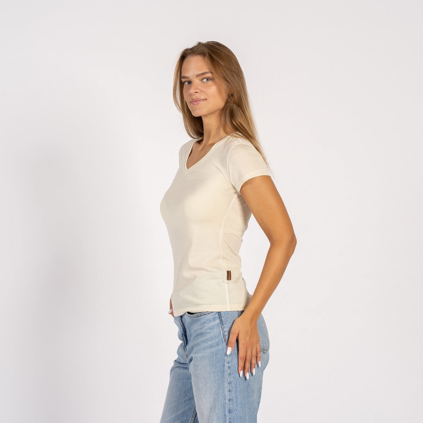 Women's Slim Fit V-Neck Tee