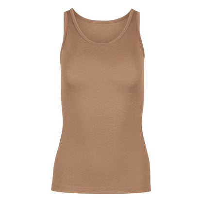 Women's Merino Sleeveless Top Beige