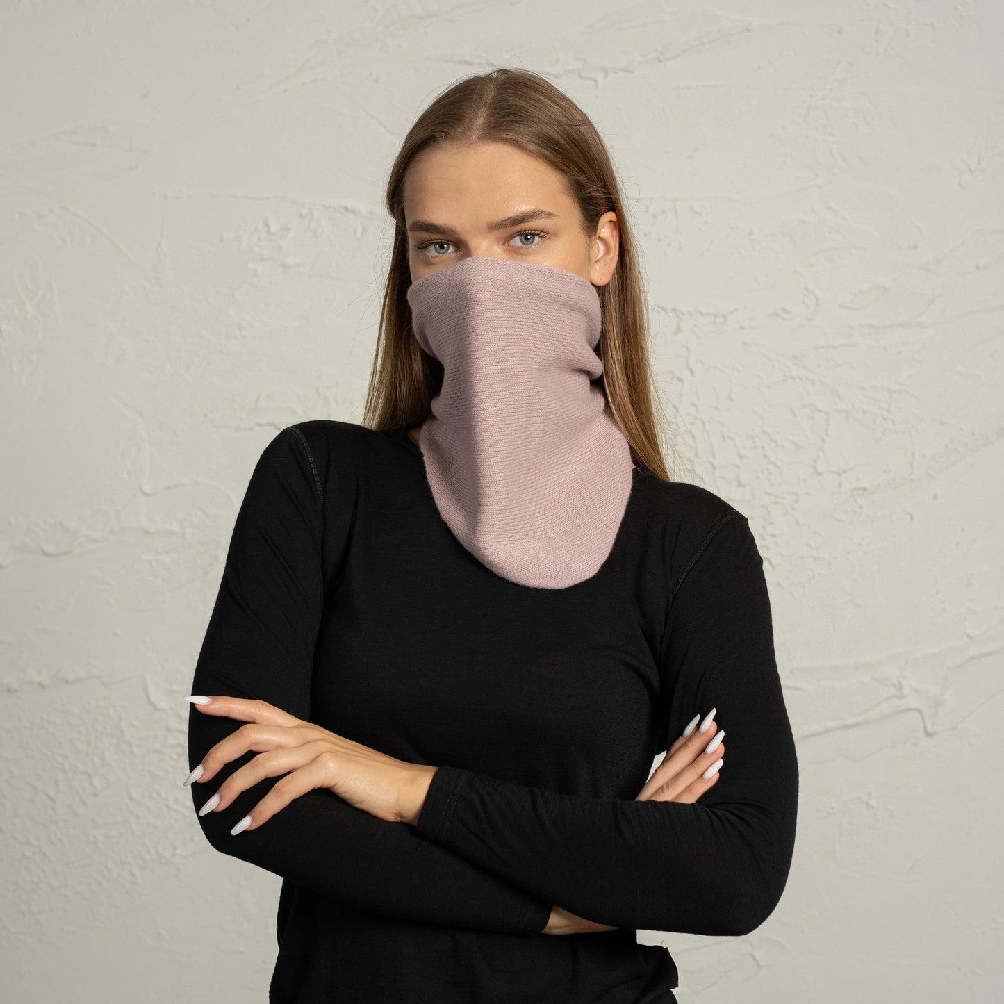 Women's Cashmere Triangle Knit Bandana Scarf