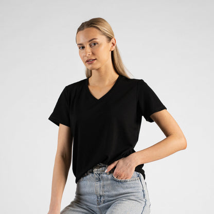 Women's Merino Regular Fit V-Neck Tee