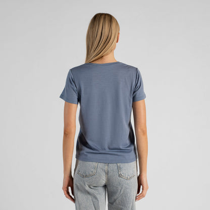 Women's Merino Regular Fit V-Neck Tee