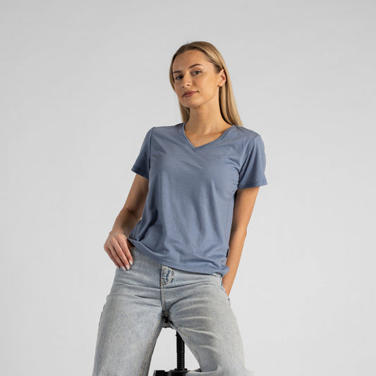 Women's Merino Regular Fit V-Neck Tee
