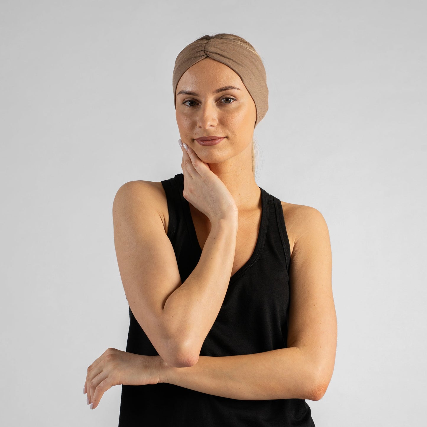 Women's 100% Merino Ruched Headband