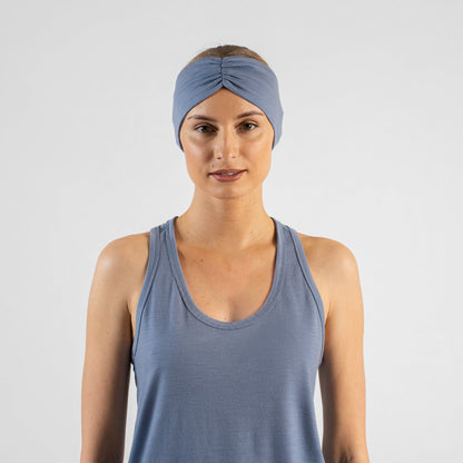 Women's 100% Merino Ruched Headband