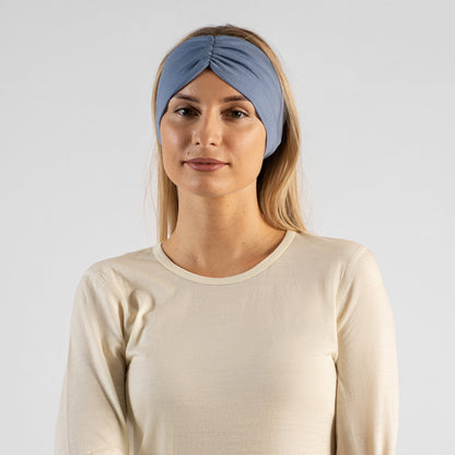 Women's 100% Merino Ruched Headband