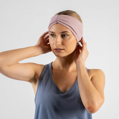 Women's 100% Merino Ruched Headband