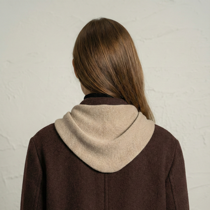 Women's Cashmere Triangle Knit Bandana Scarf