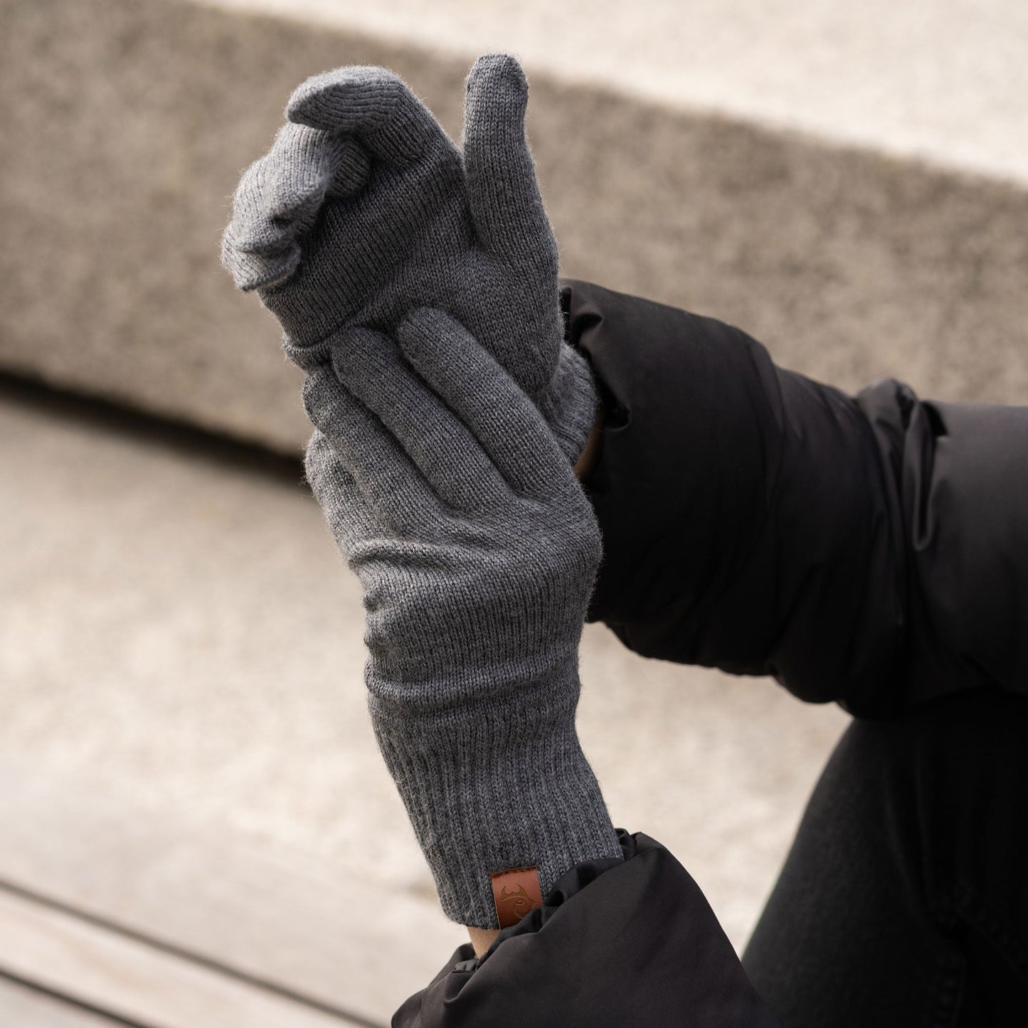 Women's Knit Merino Gloves