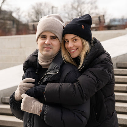 Women's Knit Beanie Hat Merino Wool