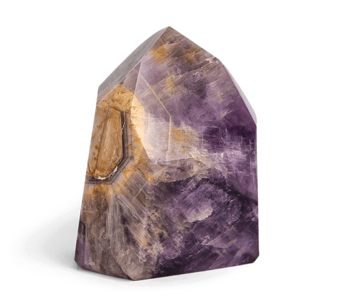 Amethyst Cacoxenite Crystal Point