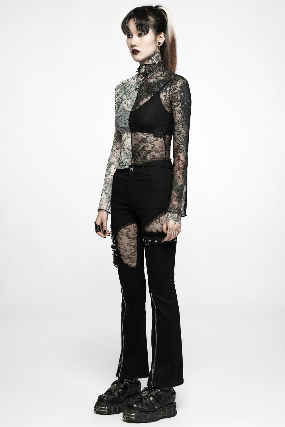 Amphetamine Lace Flare Pants