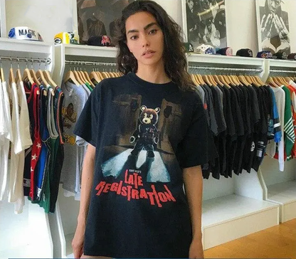 Late Registration Washed Black T-Shirt